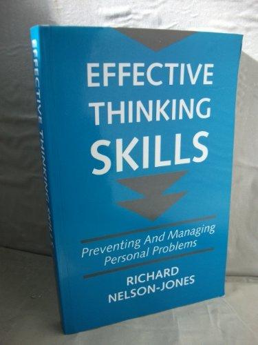 Book Effective Thinking Skills: Preventing And Managing Personal Problems free