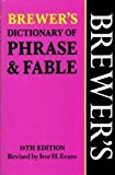 Book Brewer's Dictionary of Phrase and Fable free