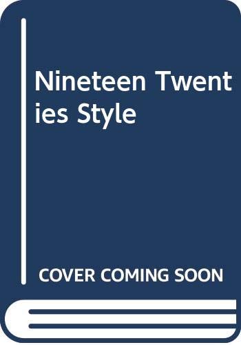Book 1920s Nineteen Twenties Style (Cassell's Styles in Art Series) free