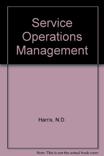 Book Service Operations Management free