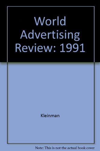 Book World Advertising Review, 1991: Modern Publicity 59 free