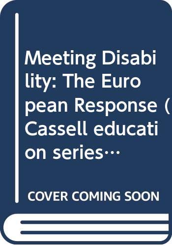 Book Meeting Disability: The European Response free