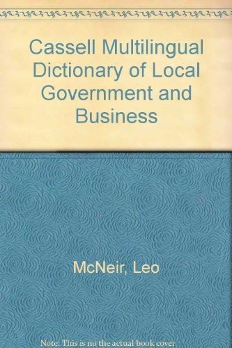 Book Cassell Multilingual Dictionary of Local Government and Business free