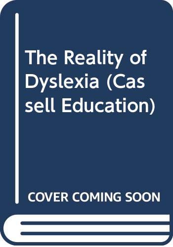 Book The Reality of Dyslexia (Cassell Education) free