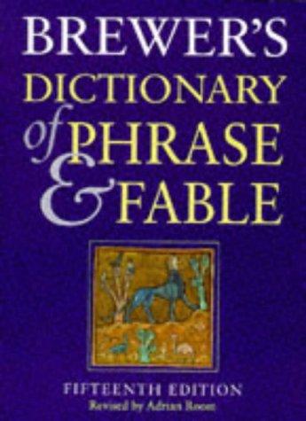 Book Brewer's Dictionary of Phrase and Fable free