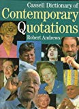 Book Cassell Dictionary of Contemporary Quotations free