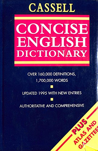 Book Cassell Concise English Dictionary: Plus Atlas and Gazetteer free