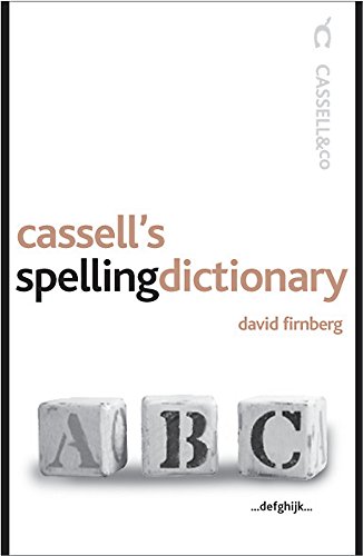 Book Cassell's Spelling Dictionary free