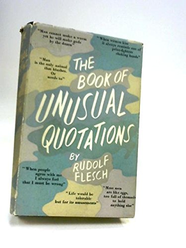 Book Book of Unusual Quotations free