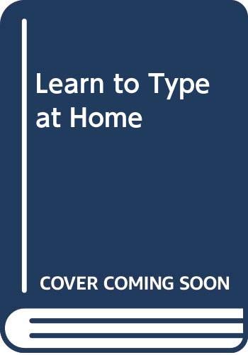 Book Learn To Type At Home free