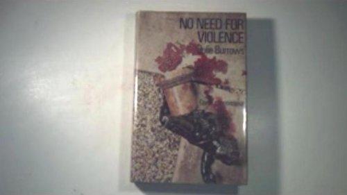 Book No Need For Violence (crime Connoisseur) free