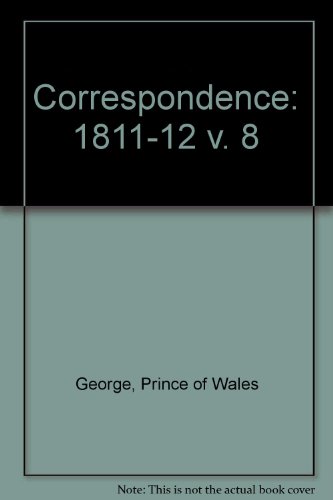 Book Correspondence: 1811-12 V. 8 free