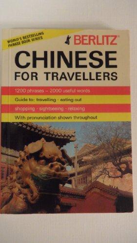 Book Chinese For Travellers (Berlitz Chinese Phrase Book) (English and Mandarin Chinese Edition) free