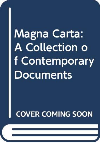 Book Magna Carta: A Collection of Contemporary Documents free
