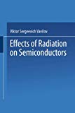 Book Effects Of Radiation On Semiconductors free