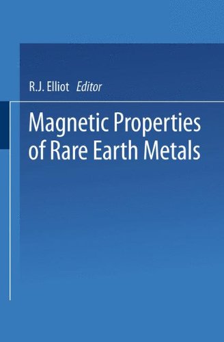 Book Magnetic Properties of Rare Earth Metals free