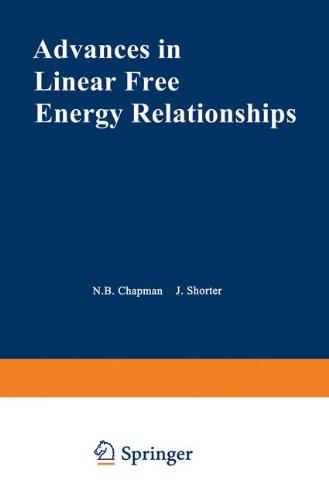 Book Advances in Linear Free Energy Relationships free