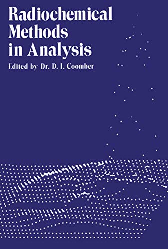 Book Radiochemical Methods in Analysis free