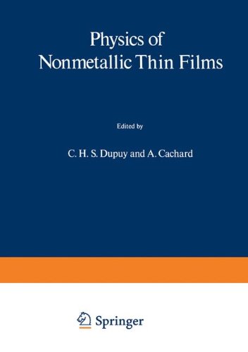 Book Physics Of Nonmetallic Thin Films (nato Science Series B:) free