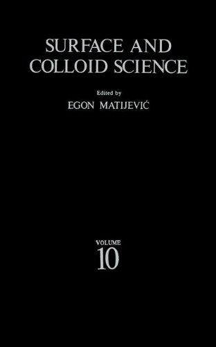 Book Surface And Colloid Science, Vol. 10 free