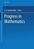 Book Progress In Mathematics: Mathematical Analysis, Vol.10 free