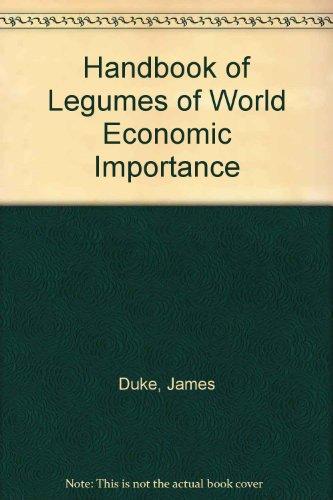 Book Handbook of LEGUMES of World Economic Importance free