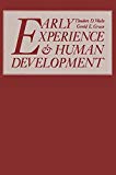 Book Early Experience and Human Development free