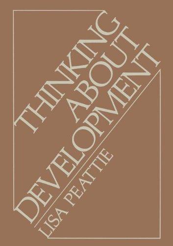 Book Thinking About Development (Environment, Development and Public Policy: Cities and Development) free