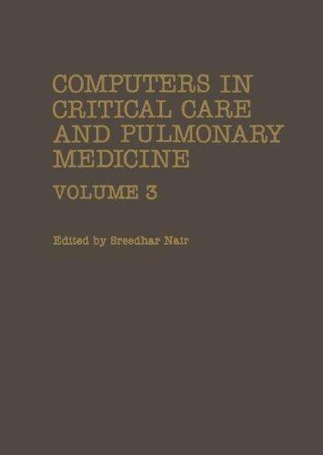 Book Computers In Critical Care And Pulmonary Medicine: Volume 3 (computers In Biology And Medicine) free