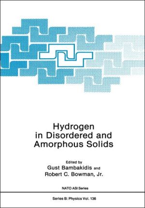 Book Hydrogen In Disordered And Amorphous Solids free
