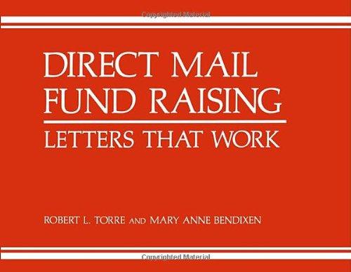 Book Direct Mail Fund Raising (nonprofit Management And Finance) free