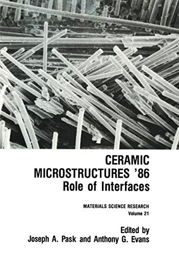 Book Ceramic Microstructures '86: Role Of Interfaces (materials Science Research) (vol 21) free
