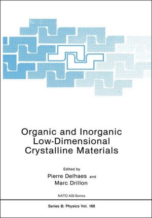 Book Organic And Inorganic Low-dimensional Crystalline Materials (nato Science Series B:) free
