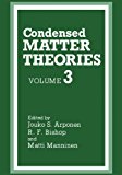 Book Condensed Matter Theories free