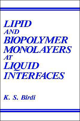 Book Lipid and Biopolymer Monolayers at Liquid Interfaces free