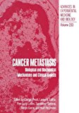 Book Cancer Metastasis: Biological and Biochemical Mechanisms and Clinical Aspects free