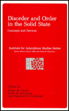 Book Disorder and Order in the Solid State: Concepts and Devices (Institute for Amorphous Studies Series) free