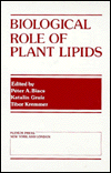 Book Biological Role Of Plant Lipids free