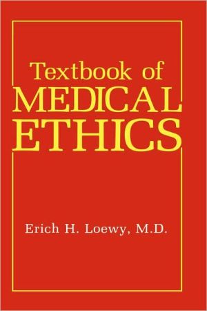 Book Textbook of Medical Ethics free