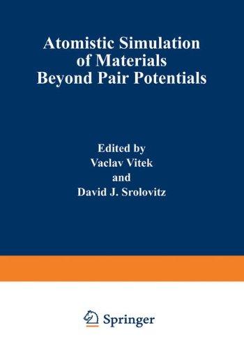 Book Atomistic Simulation Of Materials: Beyond Pair Potentials free