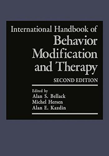 Book International Handbook Of Behavior Modification And Therapy: Second Edition free