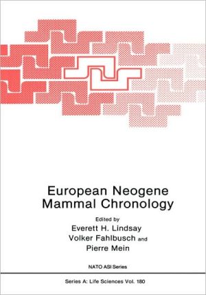 Book European Neogene Mammal Chronology (Nato Science Series A:, 180) free
