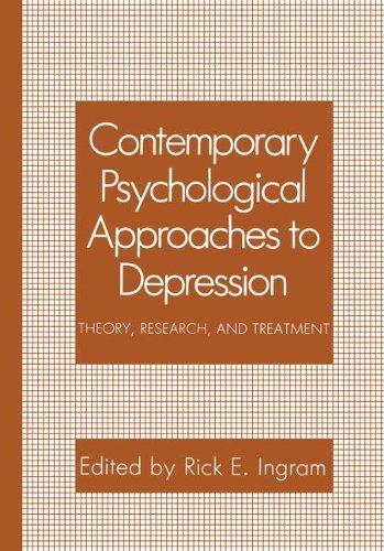 Book Contemporary Psychological Approaches to Depression: Theory, Research, and Treatment (The Language of Science) free