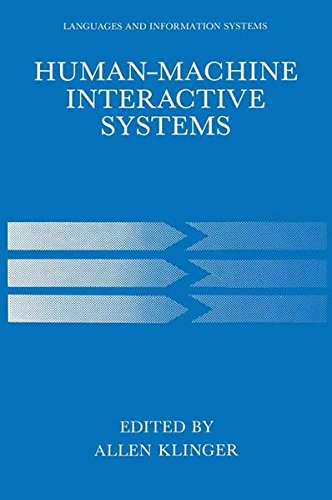 Book Human-machine Interactive Systems (languages And Information Systems) free
