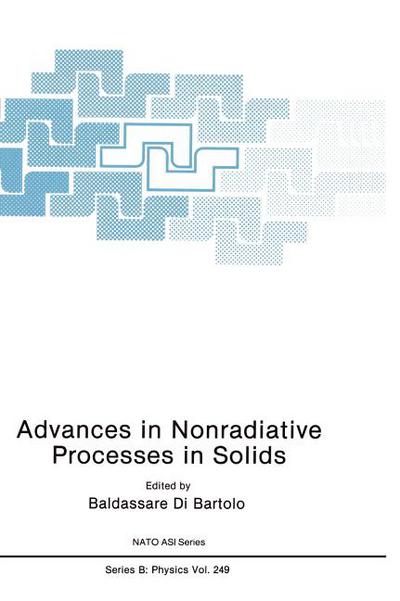Book Advances in Nonradiative Processes in Solids (Nato Science Series B:, 249) free