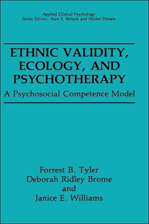 Book Ethnic Validity, Ecology, and Psychotherapy: A Psychosocial Competence Model (Nato Science Series B:) free