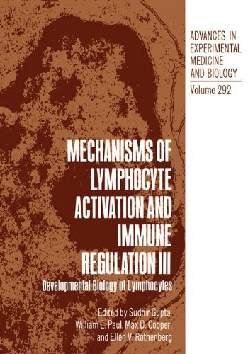 Book Mechanisms Of Lymphocyte Activation And Immune Regulation Iii: Developmental Biology Of Lymphocytes (advances In Experimental Medicine & Biology) (v. 3) free
