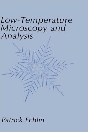 Book Low-temperature Microscopy And Analysis free