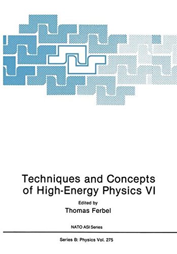 Book Techniques And Concepts Of High-energy Physics Vi (nato Science Series B:) free