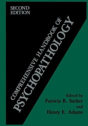 Book Comprehensive Handbook of Psychopathology free